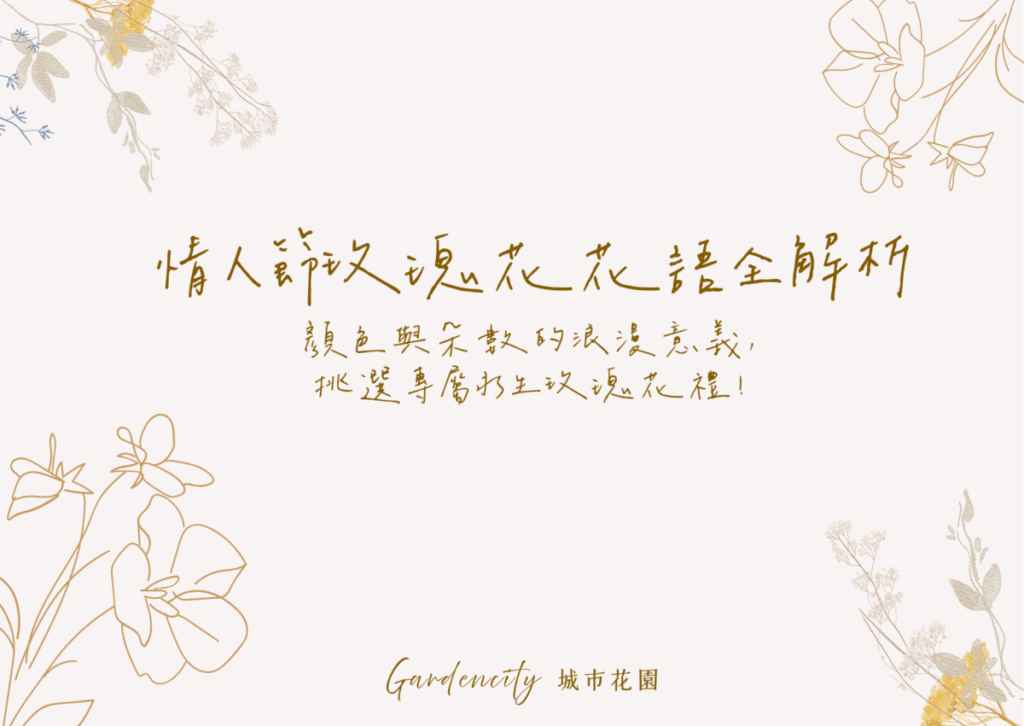 情人節玫瑰花花語與送禮意義，解析紅玫瑰、粉玫瑰、白玫瑰等不同顏色與朵數代表的浪漫含義，搭配專屬永生花禮設計