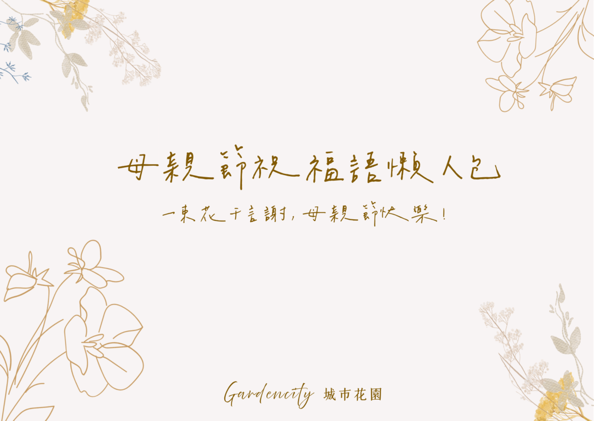 母親節卡片與永生花花束，傳遞感謝媽媽的祝福語與心意，溫馨柔和的母親節送禮畫面
