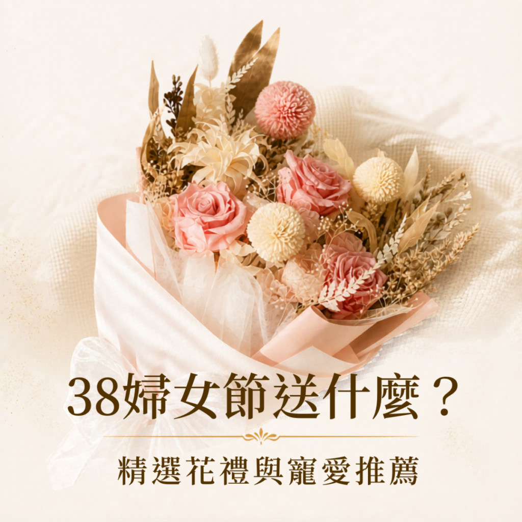 38婦女節送什麼最好，整理婦女節花禮與永生花送禮推薦，適合送給媽媽、女友、老婆、同事與重要女性。
